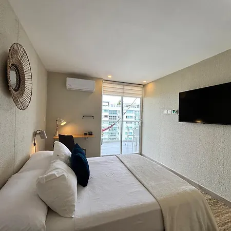 Dominiqueplayaazul Apto De Lujo Con Jacuzzi Privado En Balcon