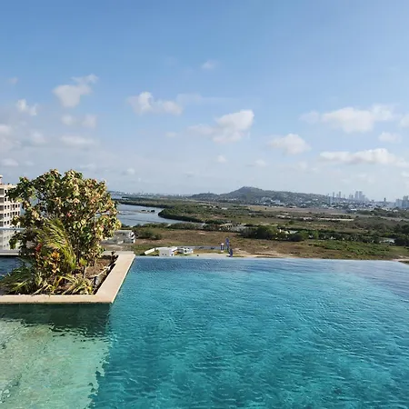 Dominiqueplayaazul Apto De Lujo Con Jacuzzi Privado En Balcon Apartment
